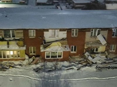 В селе Кушнаренково Башкирии частично обрушилась кровля жилого дома