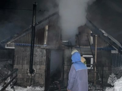 В Башкирии в сгоревшем сарае обнаружили труп мужчины 