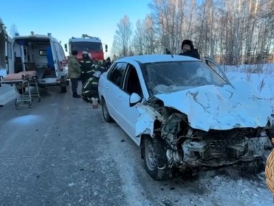 В Башкирии автоледи погибла в ДТП